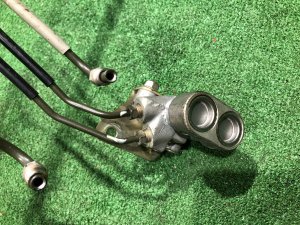 ท่อเบรกหน้า SUBARU LANCASTER OEM 26514AE080 BHE 2002 EZ30