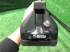 แร็คหลังคาแนวขวาง Mont Blanc SUBARU LANCASTER OEM 91151AE040MV 91151AE050MV BHE 2002 SILVER/GREY 1U2