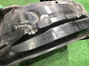 ซุ้มล้อหน้าขวา SUBARU OUTBACK OEM 59120AG021 BPE 2008 Silver Metallic C6Z