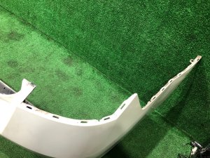 Rear bumper SUBARU LEGACY OEM 57703AJ010WU, 57704AJ010 BMG BM9 BM 2013 White Pearl 37J