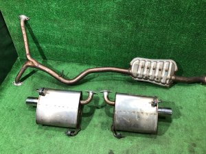 หม้อพักไอเสีย + средняя часть SUBARU LEGACY OEM 44300AJ541, 44200AJ050, 44300AJ531 BMG BM9 BM 2013 FA20E CVT