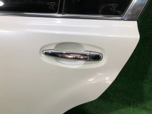 Left rear door SUBARU LEGACY OEM 60409AJ0349P BMG BM9 BM 2013 White Pearl 37J