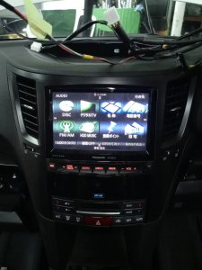 オーディオデッキ Panasonic CN-L880LED SUBARU LEGACY OEM 123456789 BMG BM9 BM 2013