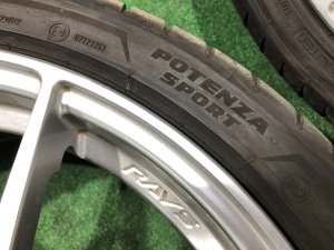 タイヤ Bridgestone Potenza 245/35 R19 SUBARU LEGACY OEM 12345678 BMG BM9 BM 2013