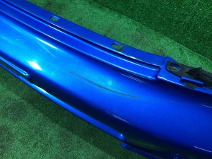 Бампер передний с клыками SUBARU IMPREZA OEM 57703FE020PG GDA, GDB, GD 2002 Blue 02C