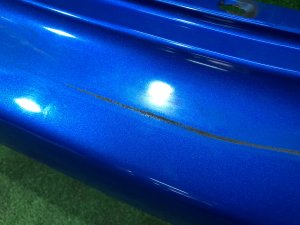 Бампер передний с клыками SUBARU IMPREZA OEM 57703FE020PG GDA, GDB, GD 2002 Blue 02C