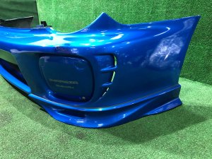 Бампер передний с клыками SUBARU IMPREZA OEM 57703FE020PG GDA, GDB, GD 2002 Blue 02C