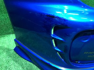 Бампер передний с клыками SUBARU IMPREZA OEM 57703FE020PG GDA, GDB, GD 2002 Blue 02C