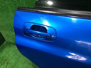 Porta traseira direita SUBARU IMPREZA OEM 60409FE040 GDA, GDB, GD 2002 Blue 02C