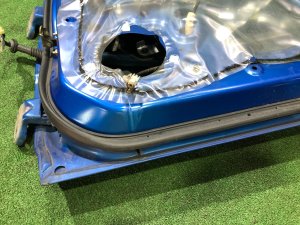 Porta traseira direita SUBARU IMPREZA OEM 60409FE040 GDA, GDB, GD 2002 Blue 02C