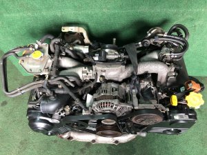 เครื่องยนต์ EJ205DX4BE SUBARU IMPREZA OEM 10100BG700 GDA, GDB, GD 2002 EJ205 AT