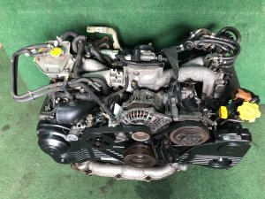 เครื่องยนต์ EJ205DX4BE SUBARU IMPREZA OEM 10100BG700 GDA, GDB, GD 2002 EJ205 AT