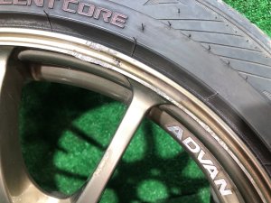 轮毂 8JJ ! Advan Racing RZ R17 5*100 +47 M.A.T SUBARU IMPREZA OEM 28111AE019 GDA, GDB, GD 2002