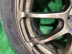 ล้อ 8JJ ! Advan Racing RZ R17 5*100 +47 M.A.T SUBARU IMPREZA OEM 28111AE019 GDA, GDB, GD 2002