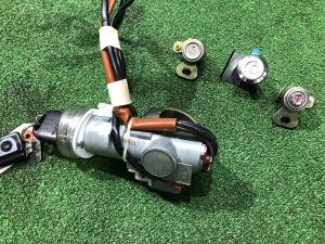 สวิตช์กุญแจสตาร์ท Комплект замков SUBARU IMPREZA OEM 57491FE331 GDA, GDB, GD 2002 Blue 02C