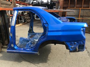 左后翼子板 SUBARU IMPREZA OEM 51439FE110, 51439FE112 GDA, GDB, GD 2002 Blue 02C