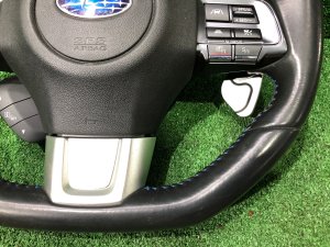 Steering wheel без дефектов SUBARU LEVORG OEM 34312VA010VH VMG VM4 VM 2015 Dark Gray 61K