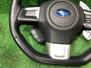 Steering wheel без дефектов SUBARU LEVORG OEM 34312VA010VH VMG VM4 VM 2015 Dark Gray 61K