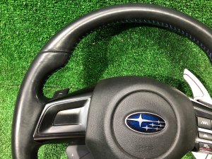 Steering wheel без дефектов SUBARU LEVORG OEM 34312VA010VH VMG VM4 VM 2015 Dark Gray 61K