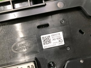 Comando do climatizador задний RAND ROVER RANGE ROVER SPORT OEM LR098573 2019 PТ204