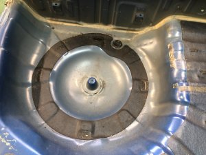 แอ่งวางยางอะไหล่ท้ายรถ SUBARU IMPREZA WRX OEM 52129FE001 GDA 2002 Blue 02C