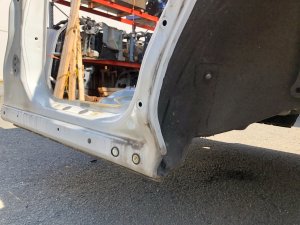 车身后段 REAR CUT SUBARU FORESTER OEM 51402FC042, 51402FC052 1999 White 51E