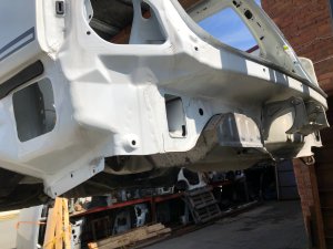 车身后段 REAR CUT SUBARU FORESTER OEM 51402FC042, 51402FC052 1999 White 51E