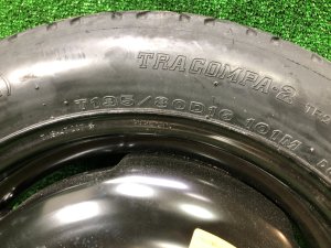 Spare wheel T135/80D16 SUBARU FORESTER OEM 28111AA670, 28121PA042 SF9, SF5 1998