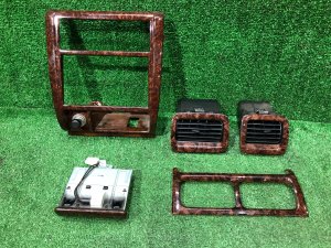 Moldura do rádio дерево SUBARU FORESTER OEM 66065FC011, 66160FC011, 66110FC000OE, 66110FC020OE SF9, SF5 1998 White 51E