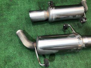 Muffler canisters FUJITSUBO SUBARU LEGACY OEM 44201AG000, 44300AG210, 44300AG200 BP5 2004 EJ20X AT