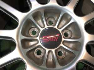 Диски STI R17 Enkei 7,5 55 M.A.T. SUBARU LEGACY BP5 2004
