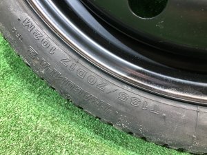 ล้ออะไหล่ R17 Bridgestone T135/70D17 SUBARU LEGACY OEM 28121FE020 BP5 2004