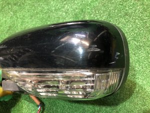 左ミラー SUBARU LEGACY OEM 91031AG032VW BP5 2004 BLACK 32J