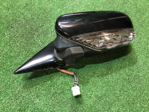 左ミラー SUBARU LEGACY OEM 91031AG032VW BP5 2004 BLACK 32J