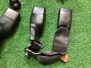 Cintos de segurança traseiros SUBARU LEGACY OEM 64660AG100JC, 64660AG110JC, 64680AG100JC BP5 2004 BLACK 32J