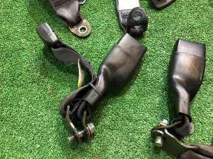 Cintos de segurança traseiros SUBARU LEGACY OEM 64660AG100JC, 64660AG110JC, 64680AG100JC BP5 2004 BLACK 32J