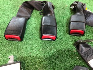 Cintos de segurança traseiros SUBARU LEGACY OEM 64660AG100JC, 64660AG110JC, 64680AG100JC BP5 2004 BLACK 32J