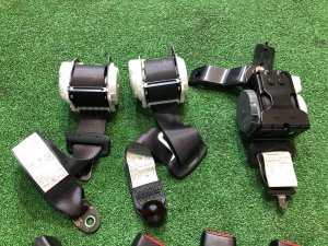 Cintos de segurança traseiros SUBARU LEGACY OEM 64660AG100JC, 64660AG110JC, 64680AG100JC BP5 2004 BLACK 32J