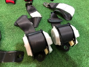 Cintos de segurança traseiros SUBARU LEGACY OEM 64660AG100JC, 64660AG110JC, 64680AG100JC BP5 2004 BLACK 32J