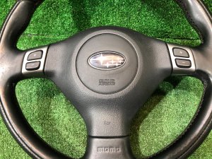 Steering wheel momo SUBARU LEGACY OEM 34311AG140JC BP5 2004 BLACK 32J
