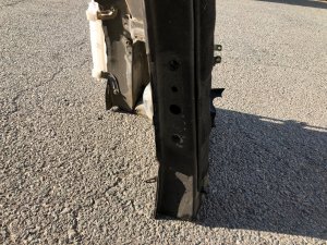 Radiator core support SUBARU LEGACY OEM 53060AG0009P, 53060AG0209P, 51231AG0009P, 53020AG0109P BP5 2004