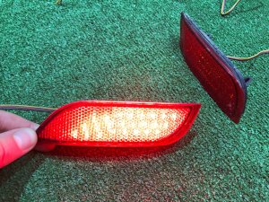 Refletores в задний бампер тюнинг! SUBARU LEGACY OEM 84281FG000, 84281FG010 BR9 2011